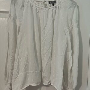 Anthropologie EUC white top